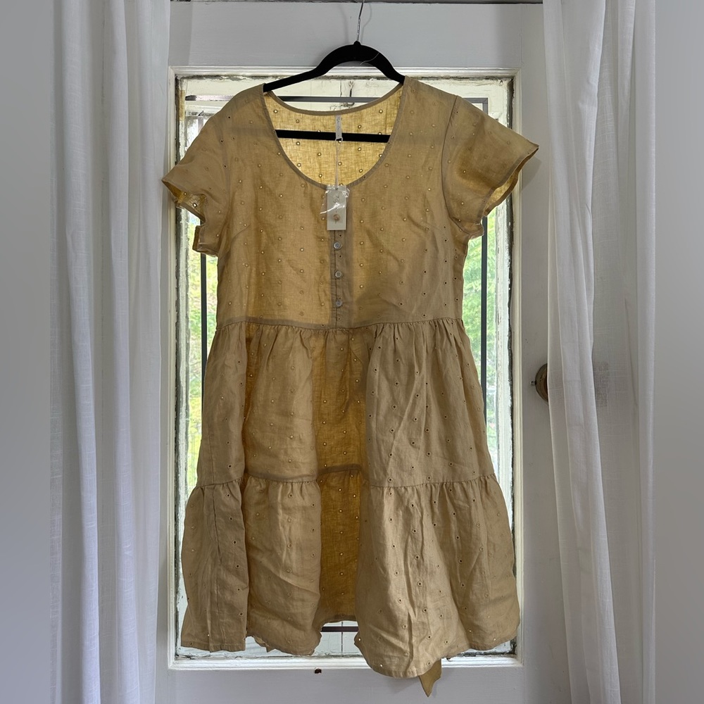 rylee & cru eyelet dress NWT